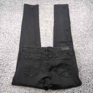 AG Adriano Goldschmied Jeans Women 30 Black Legging Skinny Ankle Stretch Denim